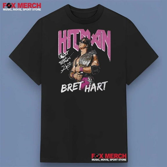 Bret Hart Hitman Signature Shirt