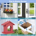 thumbnail image 6 of COCLUB Storage Shed Outdoor Wooden Playhouse with Workbench/ Pegboard& Ball Track, Kids Todder Ages 3+, 6 of 8