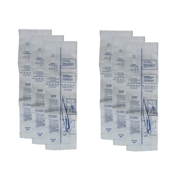 Replacement Part For Eureka Sanitaire 6 52320, 52320D, 216 Style F and G Upright Vacuum Paper Bags