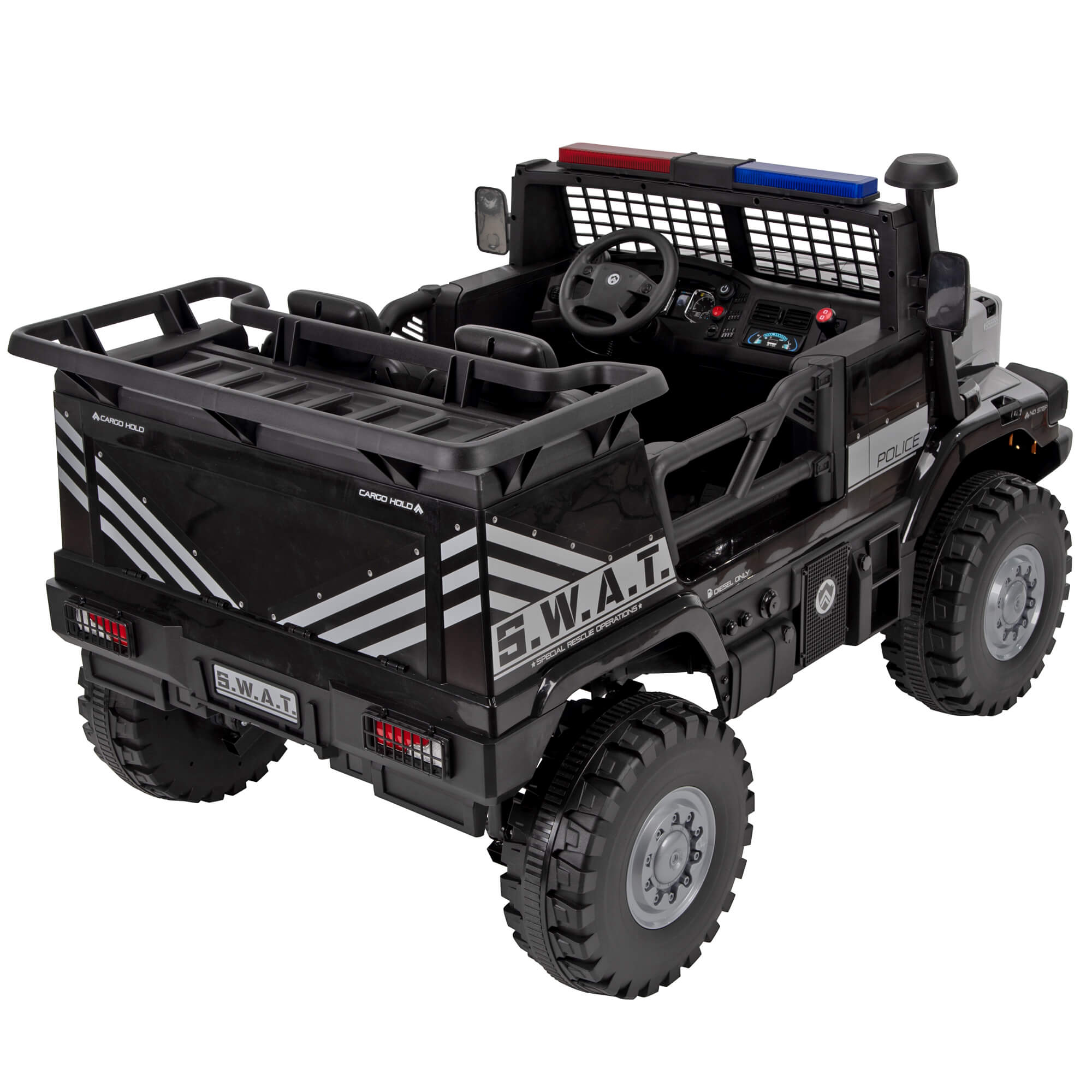 Huffy 12V Battery-Powered SWAT Truck 2-Seater Ride-On Toy - image 7 of 8