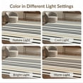 thumbnail image 7 of ODIKA Farmhouse Striped Boho Pinstripe Border Door Cream Banded Ticking Non-Slip Low Profile for Guest Room, Lounge, Apartment, 7 of 7