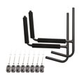 thumbnail image 2 of LOVIVER Blesiya 2 Pcs Wall Mounted Kayak Storage Rack Canoe Carrier Storage Hooks Indoor, 2 of 8