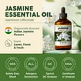 thumbnail image 7 of Kukka Jasmine Essential Oil for Diffuser - 4 Fl Oz - 100% Pure Natural Jasmine Oil for Skin, Hair & DIY Soap Making Scents - A Great Relaxing Floral Addition for Hair Care & Perfume, 7 of 7