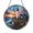 Acrylic 3.5 Inch, variant on Beach Lighthouse Scene Acrylic Suncatcher Window Hanging, Decorative Stained Glass Style Art