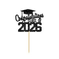 thumbnail image 1 of Creatine Graduation Party Paper Cake Topper Banner For Commencement, 1 of 6