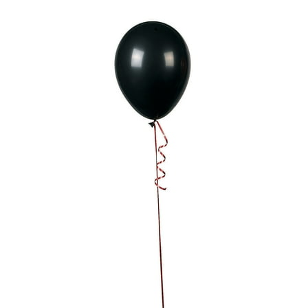 11" Latex Onyx Black Balloons (12Pc) - Party Decor - 12 Pieces