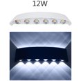thumbnail image 1 of LED An LED Aluminium -LED Aluminium Light de Light Round and Downing, Blach Light Interventor cobertura blanca interrumpida de 12W esquí esquí Gafas de esquí, 1 of 5