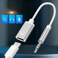 thumbnail image 3 of Type C Converter Headphone Adapter USB C Female To 3.5 Mm Male 3.5 Mm Stereo Jack Headphone Adapter Jack Splitter Compatible with Headphones Jack Plug for PC Laptop And, 3 of 3