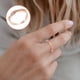 thumbnail image 4 of Abertura de anillo de circón anillo ajustable anillo simple joyería de anillo de moda para mujeres, 4 of 6