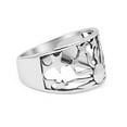 thumbnail image 2 of Sun Rays With Stars Sunshine Half Rounded Design Thumb Ring Size 8, 2 of 5