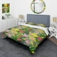 thumbnail image 1 of Designart 'Tropical Pattern III' Juego de Funda Nórdica Tropical, 1 of 5