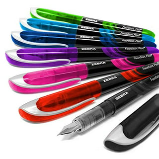 Zebra Pen Ink Refill, Ballpoint, Black, Fine, PK2 85512