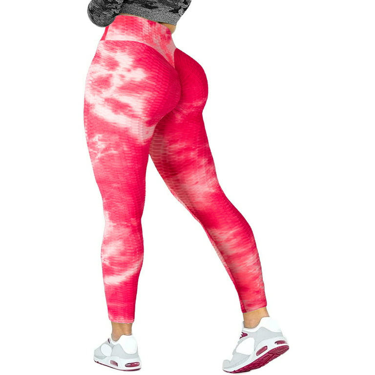 Faded-effect scrunch leggings - Women's fashion