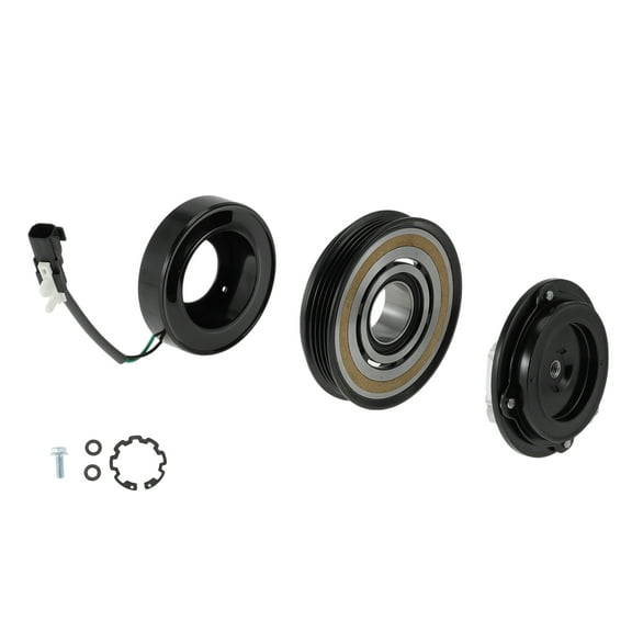 Air Conditioner AC Compressor Clutch Kit for Ford Focus 2014-2018 2.0L L4 AC Compressor Clutch for 6SBH14C/7SEU17C Clutch Pulley W/Bearing No.H1FZ19703B/14-1308C/178399
