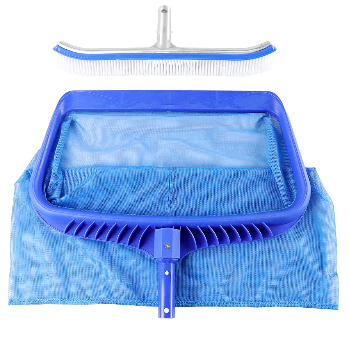WHDZ Pool Skimmer Net and Pool Brush Quality Plastic Swimming Pool