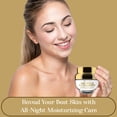 thumbnail image 4 of Crema de noche hidratante Clear Beauty con oro de 24 quilates y colágeno, 4 of 8