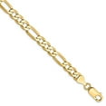 thumbnail image 3 of 14K Yellow Gold 6.25mm Flat Figaro Chain, 3 of 5