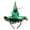 Green, variant on yunLCZ Halloween Hair Clips Halloween Decorations Witch Hat Headbands, Halloween Costumes for Women and Girls Cloth Black,One Size