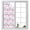 Pink, variant on Window Privacy Film Summer Beach Stained Glass Window Film Decorative Sun Block Window Cover Surfboard Palm Ship Sunglasses Pink Striped Window Clings Static Adhesive Sticker for Bathroom 23.6"x59"