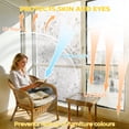 thumbnail image 5 of OHTMERU Window Privacy Film Decorative Window Film for Bathroom,Front Door,Home, Static Cling Stained Glass Sticker Opaque Heat Control UV Blocking Non Adhesive 35.4 x 78.7 inches, 5 of 9