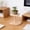 A, variant on Cififendec Multi-Tier Wooden Display Stand with Round Pedestals, Staggered Wood Storage Rack for Pot Arrangement, Figure Collection