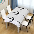 thumbnail image 3 of Yayeee Tablecloths for Rectangular Tables 54 x 54 inch Party Table Cover, Anchor Pattern, 3 of 6