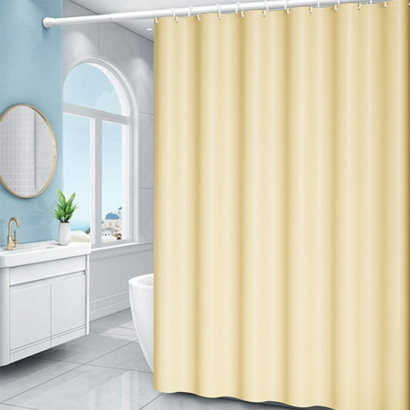 Waterproof Shower Curtains for Bathroom 71"X 40" Shower Curtain Liner Extra Long PEVA Plastic Shower Curtain Liner, Mold & Mildew Resistant