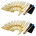 thumbnail image 1 of 2X Tuning Fork Set - 18 Tuning Forks for ,Sound ,Keep Body,Mind and Spirit in Perfect Harmony- Gold,Gold, 1 of 3