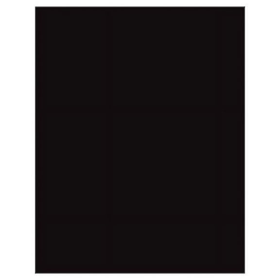 Poster Board 18 Point Coated 22 x 28 Black, 25 Count