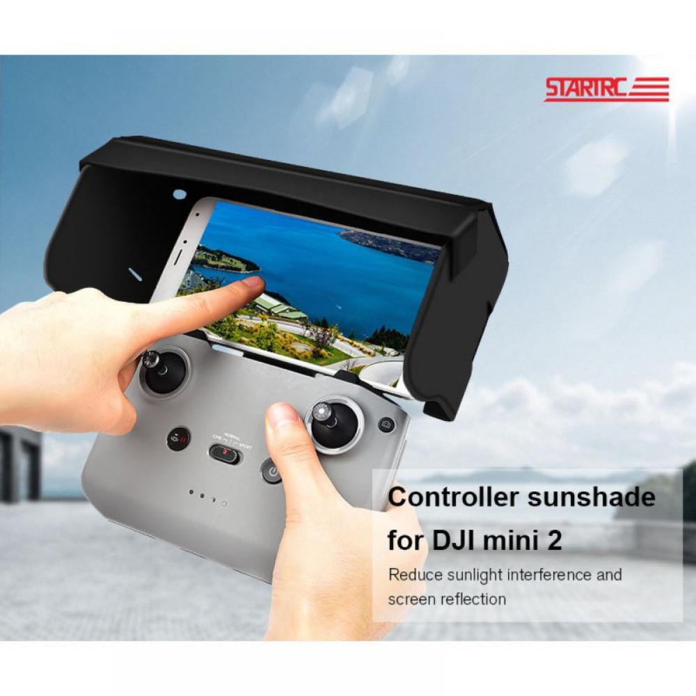 Sun Hood Sunshade for DJI Mini 2/ Air 2/Air 2S with Lanyard Remote Contro Controller Accessories for 4.4-7.1inch Smartphone Screen for DJI Mavic Mini 2/DJI Mavic Air 2/Air 2S UAV Accessories