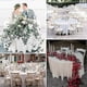 thumbnail image 3 of 8 Pack Round Tablecloth, 84 inch White Disposable Table Covers PEVA Waterproof Plastic Round Tablecloths (White), 3 of 5
