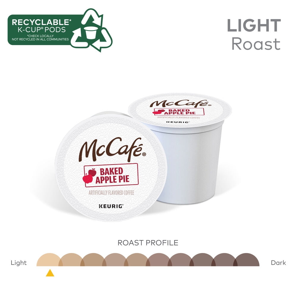 McCafe Baked Apple Pie Coffee, 96 Single Serve K-Cup Pods