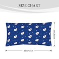 thumbnail image 3 of Disketp Moon Lamb Pillowcase, Queen Size Pillow Cases for Bedroom,Office,Sofa, Pillow Cover with Envelope Closure - 20x36in, 3 of 7
