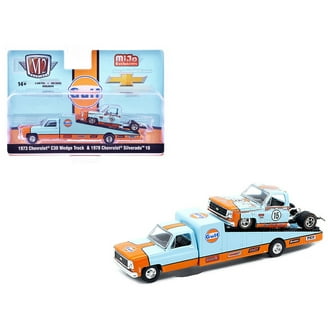 M2 Machines 1973 Chevrolet Cheyenne 10 Diecast Truck, Dark Blue