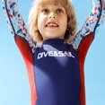 thumbnail image 2 of Niños Niños Ropa de playa Traje de baño Manga larga Mantener caliente Cremallera trasera para deportes acuáticos, 2 of 8