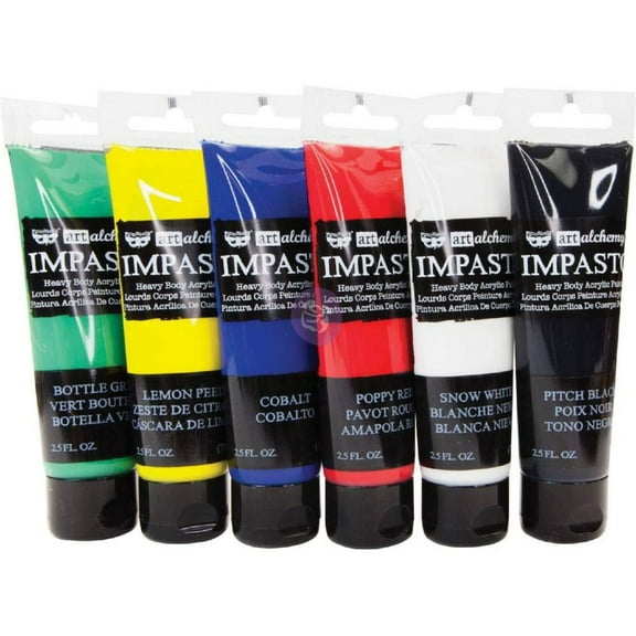 Prima Marketing Inc Art Alchemy- Impasto Paints 6 Packs Upc 655350965808