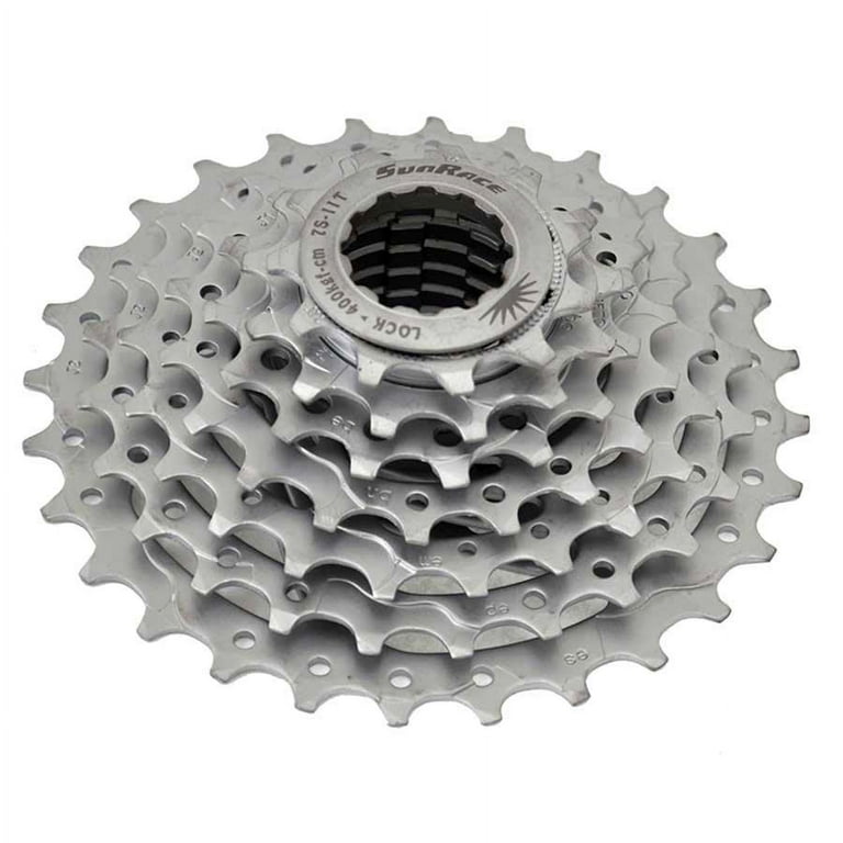 SunRace CSM63 7 vitesses VTT cassette vélo nickel 11-28T