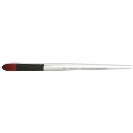 UPC: 0038372014073 | Robert Simmons Simply Simmons Extra-Firm Synthetic Long Handle Brush  Filbert  12