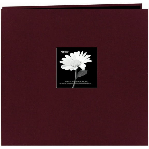 Pioneer Fabric Frame Post Bound Scrapbook, 12" x 12"