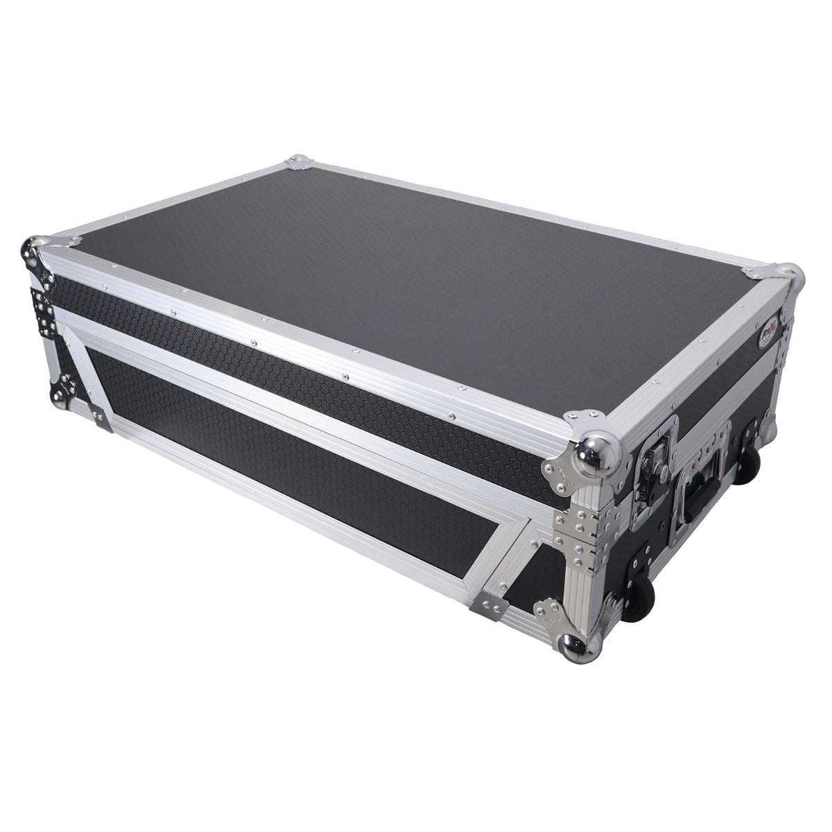ProX XS-HIT7WLT ATA Flight Road Case for Hercules T7 Inpulse Controller with Laptop Shelf 1U Rack Space and Wheels
