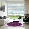 thumbnail image 7 of Ahgly Company Machine Washable Indoor Rectangle Transitional Orchid Purple Area Rugs, 6' x 9', 7 of 7