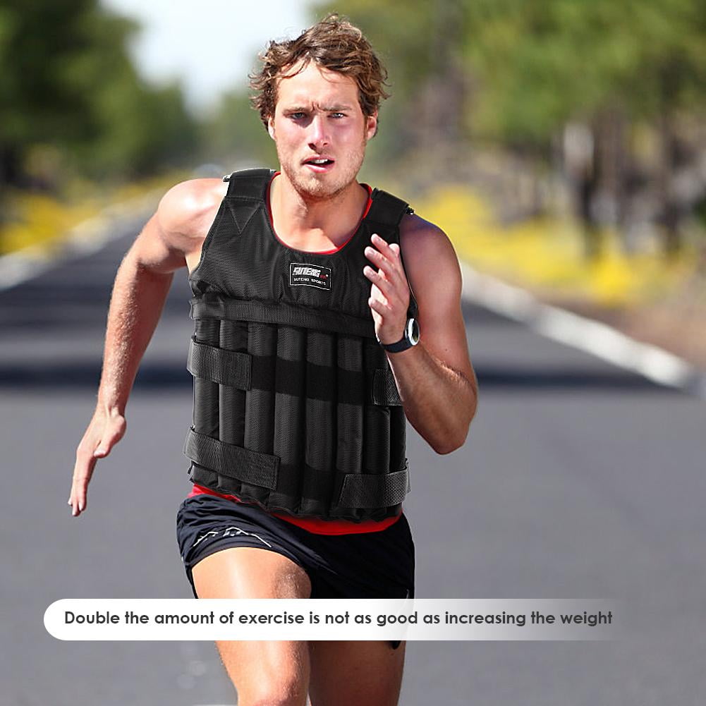 Yucurem Weighted Vest Adjustable Weight Exercise Waistcoat (1-20KG)