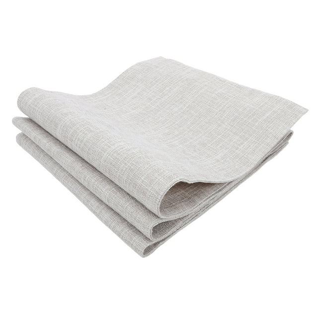 UPGRATOR Beige Table Runner De Poliéster Para Reuniones En Casa Con Simple Y