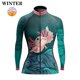 thumbnail image 3 of Jersey de ciclismo de manga larga para mujer de México, ropa de competición de ciclismo de montaña fina o polar de invierno, 3 of 5
