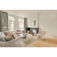 thumbnail image 2 of Hand-Knotted Wool Ivory Classic Traditional Heriz Serapi Bakhshish Rug, Made in India, 2 of 4