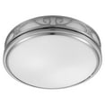 thumbnail image 1 of Open Box Good Housekeeping Roman Bathroom Ventilation Fan with Light, Nickel, 1 of 6