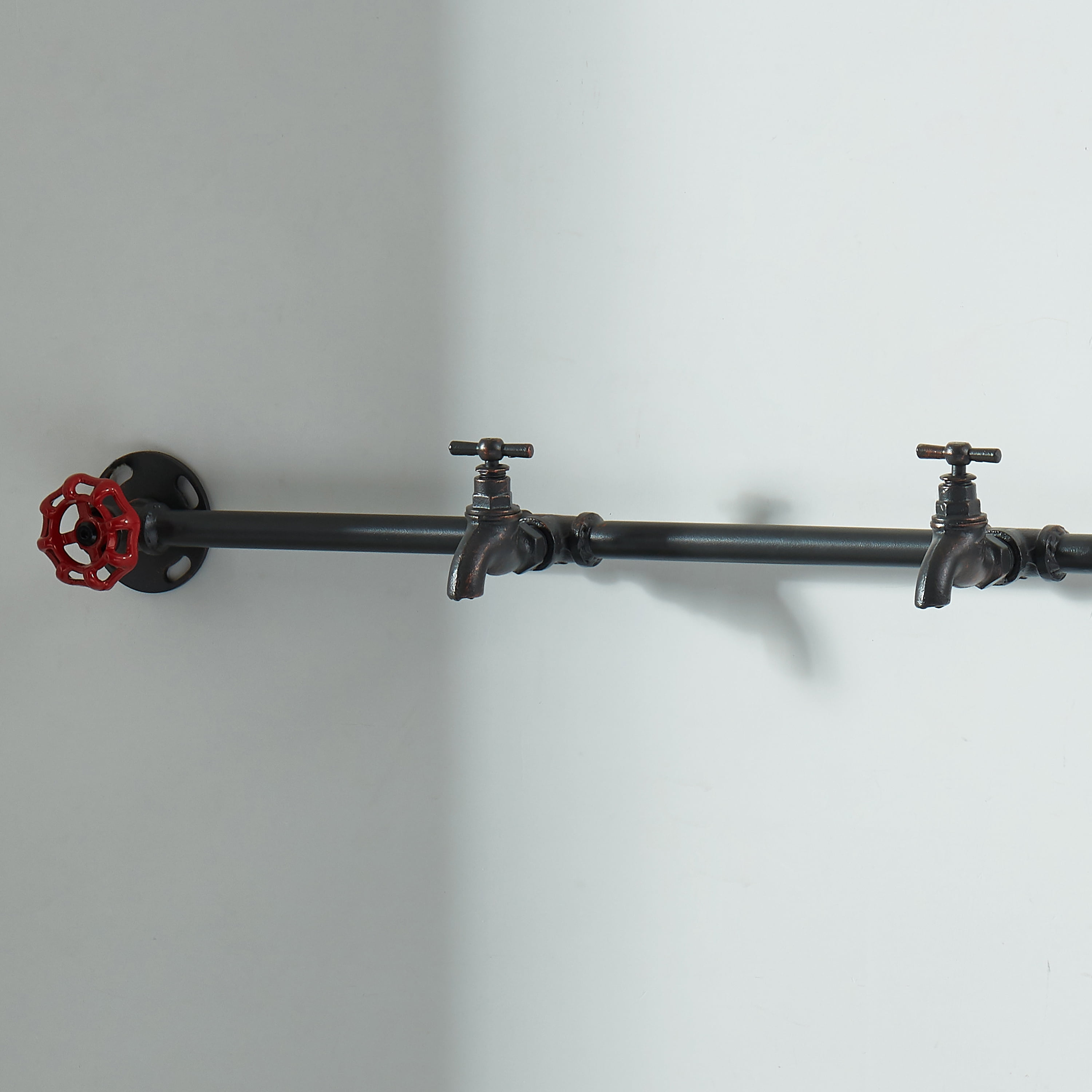 Furniture of America Stire Metal 5-Hook Coat Rack, Sand Black