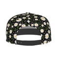 thumbnail image 4 of Fotbe Daisy Flat Bill Visor Cap Classic Snapback Hat Polyester Foam Trucker Hat Trucker Cap Adjustable Baseball Cap, 4 of 9