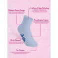 thumbnail image 2 of Justice Boyfriend Rib Ankle Socks for Girls with Lettuce Edge Anklet, 6 pk Multi Color, 2 of 7