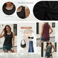 thumbnail image 5 of SUNBS Loose Fit Tank Tops for Women Casual Crewneck Sleeveless Shirts Summer Plus Size Blouses, 5 of 8